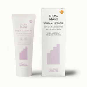 Argital 50ml Gel d'argile verte biologique et crème pour les mains à l'extrait violet non parfumée, sans allergènes, hydratante pour les peaux sensibles - Product Image 1