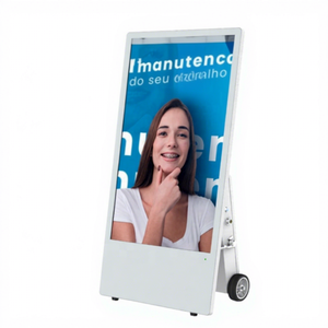 Señalización Digital LCD Portátil para Exteriores, Resistente al Agua, Plegable, con Batería, Alto Brillo, Sistema Operativo Android, para Tiendas Minoristas - Product Image 1