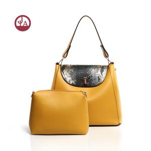 TS0020 las mujeres de género y estilo de <span class=keywords><strong>moda</strong></span> colorido 2 en 1 bolsas mujeres amarillo bolsos/venta bolsos - Product Image 1