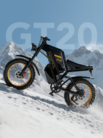 Motocicleta Eléctrica Todoterreno para Adultos, con Certificación CE ISO, Fabricación OEM, 48V 27Ah 500W, 80km de Autonomía, 150kg de Carga, Neumáticos Anchos, Frenos Hidráulicos sin Escobillas