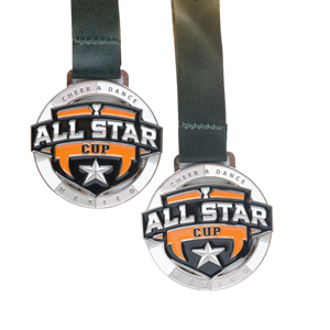 Fábrica China al por mayor personalizado lindo dibujos animados niños deporte competición recuerdo insignia zinc esmalte 3D Logo medalla solapa Pin - Product Image 1