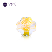 Boutons en strass de luxe en forme de papillon 3D à coudre, pierres en cristal, vente en gros pour vêtements DIY