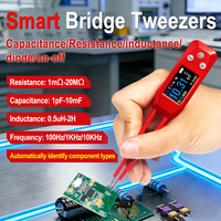 PZEM-039 Pince multimètre LCR portable haute précision, intelligentes et numériques avec identification automatique : Résistance, Capacité, Inductance