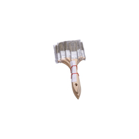 Pinceau de peinture en nylon de haute qualité avec poils naturels et filament synthétique, manche en bois, pour la décoration