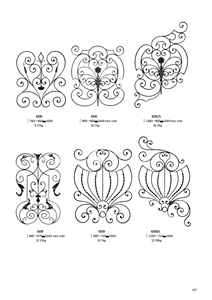 Pièces détachées en <span class=keywords><strong>fer</strong></span> forgé grand panneau de <span class=keywords><strong>volute</strong></span> pour balustrade de main courante de clôture de porte - Product Image 6