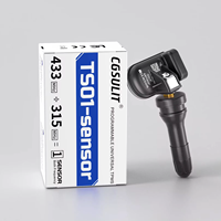 CGSULIT 2025 Nueva Versión TS01 433 y 315MHz Sensores TPMS Universales 2 en 1 Compatibles con Más de 2500 Autos Sistema de Monitoreo de Presión de Neumáticos