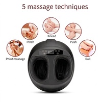 Luftkompressions-Knetmassagegerät Komfortabler Fußmassager Shiatsu Fußmassage Fußbad-Massagegerät Mit Wärmefunktion Gesundheitspflegegerät