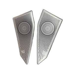 WZXD 2025 Embellecedor de Acero Plateado para Altavoces de Puerta Interior de Coche, 30 Piezas, Marco Protector de Altavoz para BYD TANG L - Product Image 1