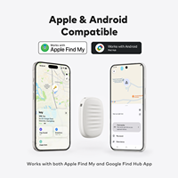Traceur intelligent pour iOS et Google App, avec contrôle à distance, positionnement réseau, OLED, localisateur d'objets, compatible Find My Tracker iOS