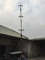 Antenne VHF 134-173 MHz à quatre anneaux, commutable omnidirectionnelle ou directionnelle, pour la surveillance radio, l'intercom, la télémetrie IoT et le amplificateur de signal