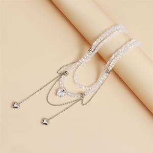 Moda Tatlı Sevimli Kalp Şekilli Kolye Kızlar için Zarif Güzel Prenses Tarzı Takı Kadınlar Bayanlar için Aksesuarlar Toptan - Product Image 5