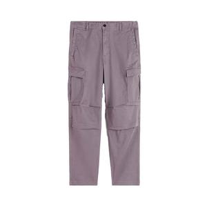 Pantalon cargo en coton de coupe régulière poches latérales poches sur les jambes à soufflet avec fermeture à pression pantalon cargo pour hommes sur mesure - Product Image 6