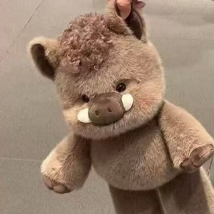 Nouveau produit : Peluche veau des Highlands, adorable jouet en peluche veau bébé, cadeau idéal pour les enfants, jouet animal en coton PP - Product Image 3