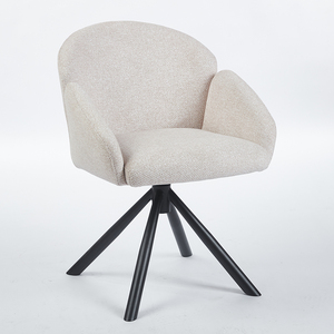 Đương Đại Bắc Âu hiện đại sang trọng khách sạn nhà bếp nhà hàng ghế cánh tay vải da Ghế ăn cho bàn ăn - Product Image 1