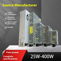 AC 220/110V DC 12V/24V/36V/48V transformateur de surveillance de bande de lumière LED intérieure alimentation à découpage intérieure à sortie unique