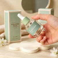 Nouveaux produits, flacon compte-gouttes en verre de forme unique de 30 ml, 50 ml, 100 ml, flacon de sérum, emballage cosmétique pour huile, soin de la peau, avec emballage en boîte