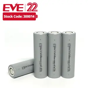 EVE 21700 3.6V 5000mah 3.7V 21700 Cells 18650 Battery Rechargeable 18650 2600mah 21700 Ebike Battery 21700 50E Ebike