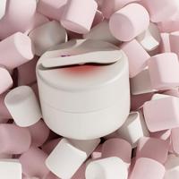 Pot de crème et d'essence en PP de 100g avec cuillère magnétique, pot vide givré pour masque facial exfoliant, pot de crème personnalisable avec logo et couleur