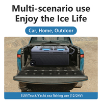 Vente en gros 80 litres grande capacité congélateur de voiture réfrigérateur portable 12 volts réfrigérateur compresseur réfrigérateurs de voiture
