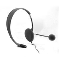 Casque audio mono pour manette PS4, Xbox ONE, avec microphone, rapports audio pour manette Xbox 360, PC