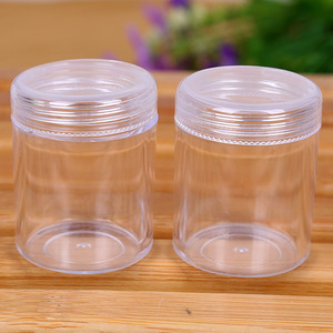 Plastic Bottle 20g Cylinder Screw Cap Cosmetic Storage Box For Facial Cream Travel Dispensing - Product Image 2