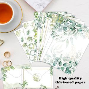 Sobres de Papel Offset Reciclables de Estilo Moderno para 160 Hojas de Eucalipto, Estilo Simple, Creativo y Artístico - Product Image 1