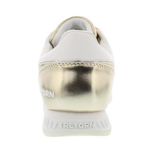 Zapatillas deportivas gruesas Tretorn Rawlins Metallic para mujer, color dorado - Product Image 3