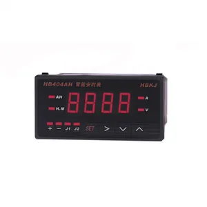 HB404AH Intelligente Digitale Display Ampère-Uur Meter Relais Uitgang Alarm