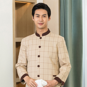 Monos de limpieza de manga larga para mujer, ropa de casa, limpieza de Hotel, uniformes de camarero, venta al por mayor - Product Image 2