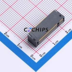 HYCW33B-05NGFF-670B Hard Drive Connector (SAS/SATA/M.2) SMD Connector M.2-B Key Female 67P Horizontal Mount - Product Image 2