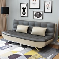 Canapé-lit simple et moderne de petite taille pour location, canapé-lit pliable à double usage, canapé-lit en tissu moderne pour chambre à coucher, appartement