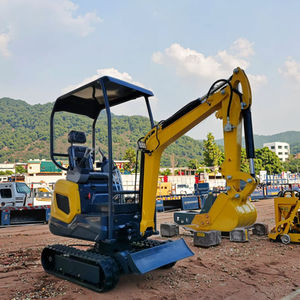 حفارة صغيرة متينة بوزن 1 طن للمحرك مع نظام مضاد للاهتزاز وأسنان دلو مقاومة للتآكل وذراع عالي القوة وطويل - Product Image 1