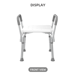 Tabouret <span class=keywords><strong>de</strong></span> <span class=keywords><strong>douche</strong></span> réglable en hauteur en alliage d'aluminium blanc, <span class=keywords><strong>chaise</strong></span> <span class=keywords><strong>de</strong></span> bain antidérapante avec trous <span class=keywords><strong>de</strong></span> drainage pour la sécurité des personnes âgées dans la salle <span class=keywords><strong>de</strong></span> bain - Product Image 4