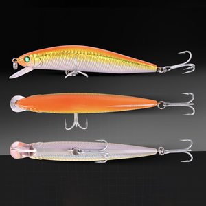 Señuelo de pesca artesanal de plástico ABS impreso, duro, con anzuelos, para agua salada, tipo Crazy Jerk, para lubina, señuelos de natación. - Product Image 3