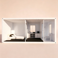 Maison préfabriquée modulaire en conteneur avec toit à pignon, cabane démontable en kit, magasin de détail, atelier