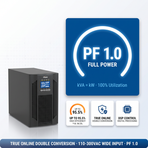 1KVA Online <b>UPS</b> Tower Type 220V Uninterruptible <b>Power</b> <b>Supply</b> Pure Sine Wave Double Conversion USB for PC Server Network - Product Image 4