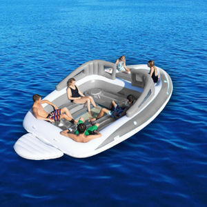 Île <span class=keywords><strong>de</strong></span> fête gonflable Bay Breeze, île <span class=keywords><strong>de</strong></span> bateau gonflable - Product Image 1