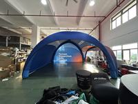 Tente de course gonflable OEM ODM 7x8m, dimensions personnalisées, imperméable, pour salon professionnel, destinée aux grossistes mondiaux