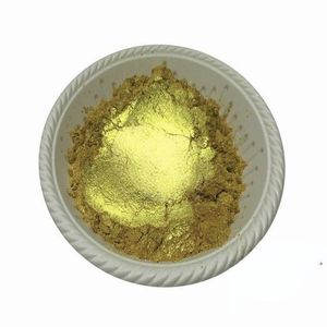 Poudre de mica d'or pailleté pour le revêtement, pigment de perle d'or pour la résine époxyde de <span class=keywords><strong>peinture</strong></span> de <span class=keywords><strong>mur</strong></span> de meubles - Product Image 4