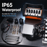 Télécommande hydraulique sans fil pour charges lourdes, 6 leviers, intégrée manuel-automatique, pour grue mobile, 100m IP65, personnalisable