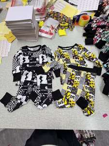 Pigiama per bambini di bambù da 2 anni a 10 anni all'ingrosso per bambini Set di pigiami <span class=keywords><strong>cartoni</strong></span> <span class=keywords><strong>animati</strong></span> per bambini 2 pezzi per bambini - Product Image 6