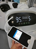 Concentrateur d'oxygène vétérinaire portable de qualité médicale de 5 litres pour chiens et chats, générateur d'oxygène pour animaux de compagnie réutilisable, sûr et fiable