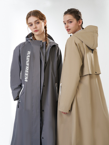 <span class=keywords><strong>Chubasquero</strong></span> grueso de moda para pesca de <span class=keywords><strong>montaña</strong></span>, Color sólido, impermeable con borde para adultos, ropa de abrigo protectora para hombres y mujeres - Product Image 2