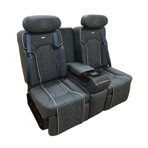 Sièges arrière en cuir de luxe pour voiture, avec dossier inclinable en position plate - Product Image 2