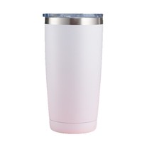 Nouvelle tasse isotherme Bingba 20oz en acier inoxydable 304, portable pour voiture et extérieur, avec isolation thermique