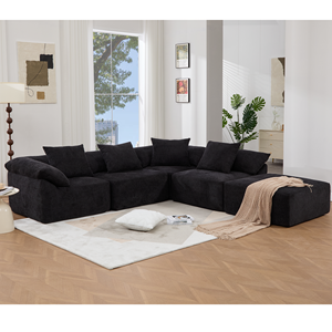 China Supplier's <b>Convertible</b> Sleeper Sofa <b>Bed</b> Compressed Free Combined Modular Sectional Couches Set for Hotel Living Room - Product Image 4