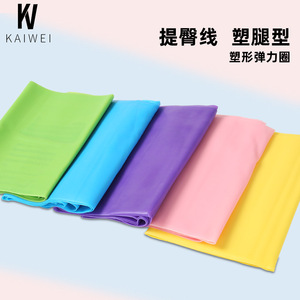 Banda de Resistencia para Yoga, Banda Elástica de TPE para Ejercicios de Estiramiento y Moldeamiento Corporal, Color Rosa, Diseño Duradero - Product Image 2