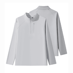 เสื้อสเวตเชิ้ตคอเต่าแบบไร้ตะเข็บ ดีไซน์ใหม่ กันลมและป้องกันไฟฟ้าสถิตย์ เหมาะสำหรับเล่นกีฬาและพักผ่อน ซิปยาว ¼  สำหรับผู้ชาย - Product Image 5