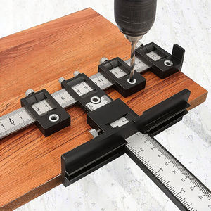 Alat Jig Perkakas Kabinet DIY-OEM Panduan Pengeboran Kayu untuk Memasang Gagang dan Kenop pada Pintu dan Laci - Product Image 3