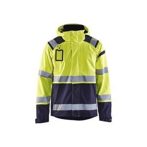 BLAKLADER - 498719873389XXXL Veste Shell haute visibilité Jaune/Bleu marine-EAN 7330509434543 HI-VIS WORKWEAR - Product Image 1